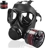 sykua Gasmaske Survival Nuklear und Chemie mit 40-Mm-Aktivkohlefilter, Vollmaske...