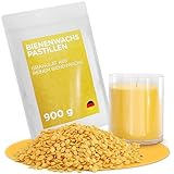 molinoRC 900g Bienenwachs Pastillen [100% Natur] - rein duftendes Bienenwachs...