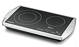 ROMMELSBACHER Doppelkochplatte CT 3403/TC – Made in Germany, SCHOTT...