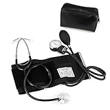 SCIAN Manuelles Blutdruckmessgerät mit Stethoskop - Aneroid Sphygmomanometer...
