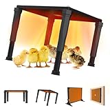 MQUPIN küken wärmeplatte 30x40cm Heizplatte für die Kükenaufzucht, 0-24H...