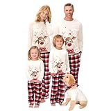 Weihnachts Familie Pyjama Set, Passendes Weihnachten Schlafanzug Paar Set,...