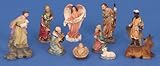 Modellhaus Krippenfiguren 11-teiliges Set Krippe Figuren Weihnachten Größe bis...