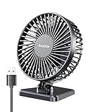 Gaiatop USB-Schreibtischventilator, klein, aber leistungsstark, tragbar, leise,...