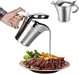 Sauciere, Edelstahl Thermo Sauciere Soßenkanne mit Klappdeckel Doppelwandig...