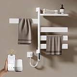 EMKE Handtuchheizkörper Elektrisch 76 x 45 cm, WiFi Smart Thermostat...