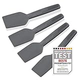 Fackelmann Statement Spachtel für Raclette 4er Set – Schaber mit...