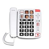 Swissvoice Xtra 1110 schnurgebundenes Telefon mit extra großen Tasten, sechs...