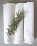 Farnberg Geschirrtücher Leinen, Trockentücher Weiss Uni | Reinleinen, Leinen...