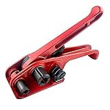 QWORK® Manuelles Umreifungsgerät, für 13mm-19mm PP/PET Kunststoffspanner...
