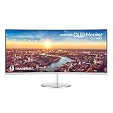 Samsung Curved Monitor C34J791WTP, 34 Zoll, VA-Panel, QLED, Ultra...