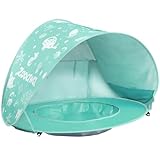 Zooawa Pop Up Strandmuschel Baby Strandzelt Strandmuscheln,Tragbar Baby Strand...