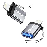 RAVIAD Lightning auf USB Adapter, iPhone USB Stick Adapter Kompakter USB...