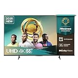 Hisense Smart TV 55' 4K Ultra HD 2025 55A6Q Smart TV VIDAA U8 Smart TV Dolby...