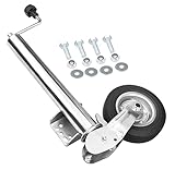 Anhänger Stützrad Automatik 60 mm klappbar | Stützlast 400 kg mit Montiersatz...