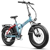 Hipeak Ebike Klappbares Elektrofahrrad für Erwachsene, 250W Motor, 7-Gang...