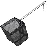 JIEYAO Aquarium Fischnetz mit Ausziehbarem Griff, 6,5 cm Mini Aquarium Kescher...