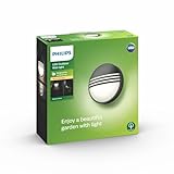 Philips myGarden LED Wandaussenleuchte Yarrow, 6 W, schwarz