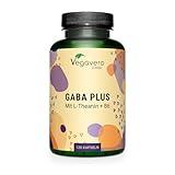 Gaba Vegavero® | Hochdosiert | 1.000 mg Gamma Aminobuttersäure pro Portion |...