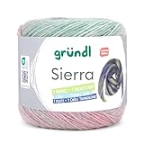 Gründl Wolle SIERRA, ein Bobbel = ein Dreieckstuch, Farbverlaufswolle, 200g...