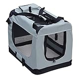 Fudajo Faltbare Transportbox für Hunde, Katzen XXXL (101x68x70cm), robust,...