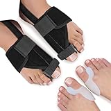 Valgofit® Hallux Valgus Korrektur Schiene für den Fuß inkl. 2x Zehenspreizer...