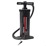 Intex Double Quick 3 S Hand Pumpe - Luftpumpe - 37 cm - Mit 3 Düsenaufsätze...