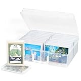 Lifewit Foto Aufbewahrungsbox mit 18 PCS innere Fotohalter, Fotobox 10,1 x 15,2...
