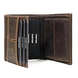 Fa.Volmer ® Geldbörse aus Echtleder | RFID-Schutz | 9 Kartenfächer +...