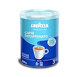 Lavazza, Caffè Decaffeinato, Gemahlener Kaffee, für Mokka-Kannen,...