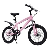 TESUGN Kinderfahrrad, 18 Zoll Kinderfahrrad Mountainbike Kinder Fahrrad Rad Bike...