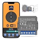 Smart WiFi Rolladenschalter Modul Mit Prozentfunktion, Wlan Rolladen Schalter...
