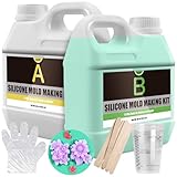 Flüssiges Silikon Kautschuk - 100oz / 2.6L Grün 15A Silikon Flüssig für DIY...