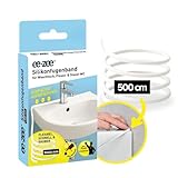 ee zee Fugenband Meterware 5 m für Waschtisch & Waschbecken | Die Revolution...