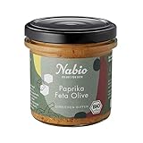 Nabio Bio Brotaufstrich Paprika-Feta & Olive, 135 g