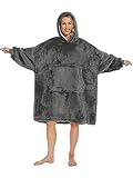 Gentelwarm übergroße Hoodie Sweatshirt mit Kapuze, Tragbare Decken Super Weich...