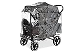 Pinolino Regenschutz für Klappbollerwagen 'Cruiser', Schwarz, 238052