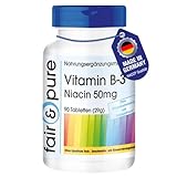 Fair & Pure® - Vitamin B3 Tabletten - 90 Tabletten - Niacin 50mg als...