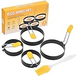 4er-Pack Omelettformen, spiegeleierformen für die pfanne,antihaftbeschichtete...