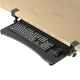 suptek Tastaturablage, Tastaturständer Unter dem Schreibtisch Ausziehbar mit...