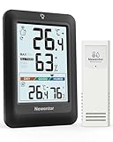 Newentor MAX MIN Thermometer innen außen 24/48 Std./alle Zeiten - Hygrometer...