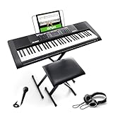 Alesis Melody 61 - Keyboard E-Piano für Anfänger mit Lautsprechern, Klavier...