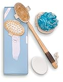 Lilienfeldt® Rückeneincremer mit langem Stiel aus Lotusholz & Eincremehilfe...