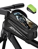 Vitalismo Fahrrad Rahmentasche Wasserdicht Lenkertasche für Smartphones bis zu...