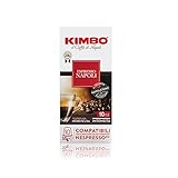 Kimbo Napoli Kaffeekapseln, kompatibel mit Nespresso, 10 Packungen mit 10...