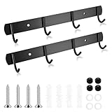 pzihao 2 Stück Hakenleiste Küchenhaken, Kleiderhaken Wandhaken Garderobenhaken...