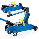 BITUXX Hydraulischer Rangierwagenheber 2T flach Wagenheber hydraulisch 2 Tonnen...