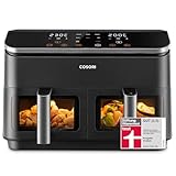 COSORI Heißluftfritteuse 2 Kammern, Testsieger der Stiftung Warentest, 6-in-1...