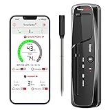 ThermoPro TempSpike Fleischthermometer Kabellos Grillthermometer Bluetooth IP67...