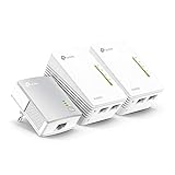 TP-Link WLAN Powerline Adapter Triple Set TL-WPA4220T KIT(600Mbit/s, WLAN...